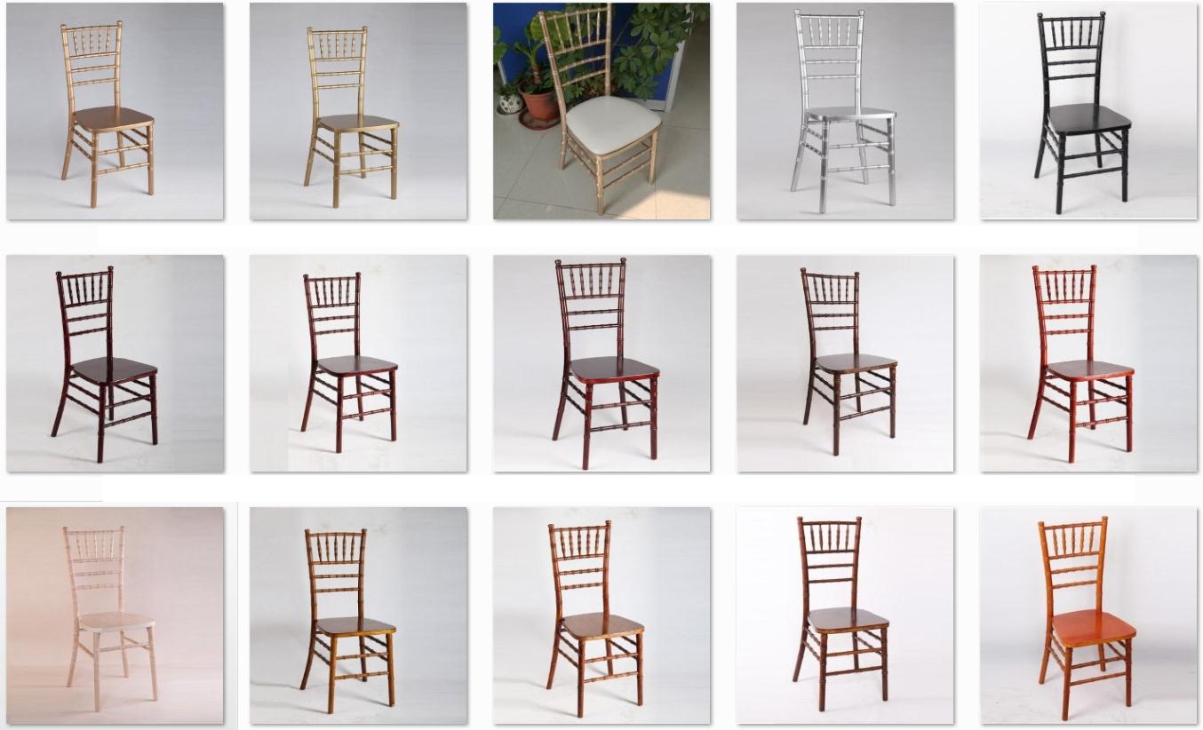Gold Rose Gold Champagne Gold Wood Chiavari Chair Tiffany Chair for Wedding Event
