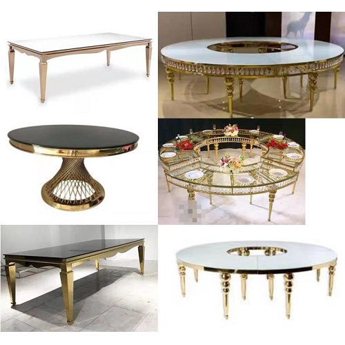 Stainless Steel  Wedding Tables